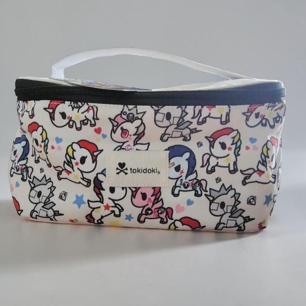 Tokidoki Unicorno Medium Makeup Bag NWT White Unicorn Gift‑Ready